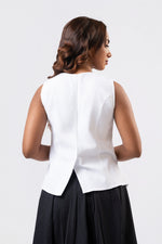 Livia Waistcoast - white