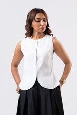 Livia Waistcoast - white