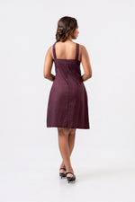 Noelle Dress - Maroon