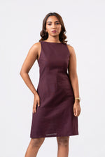Noelle Dress - Maroon