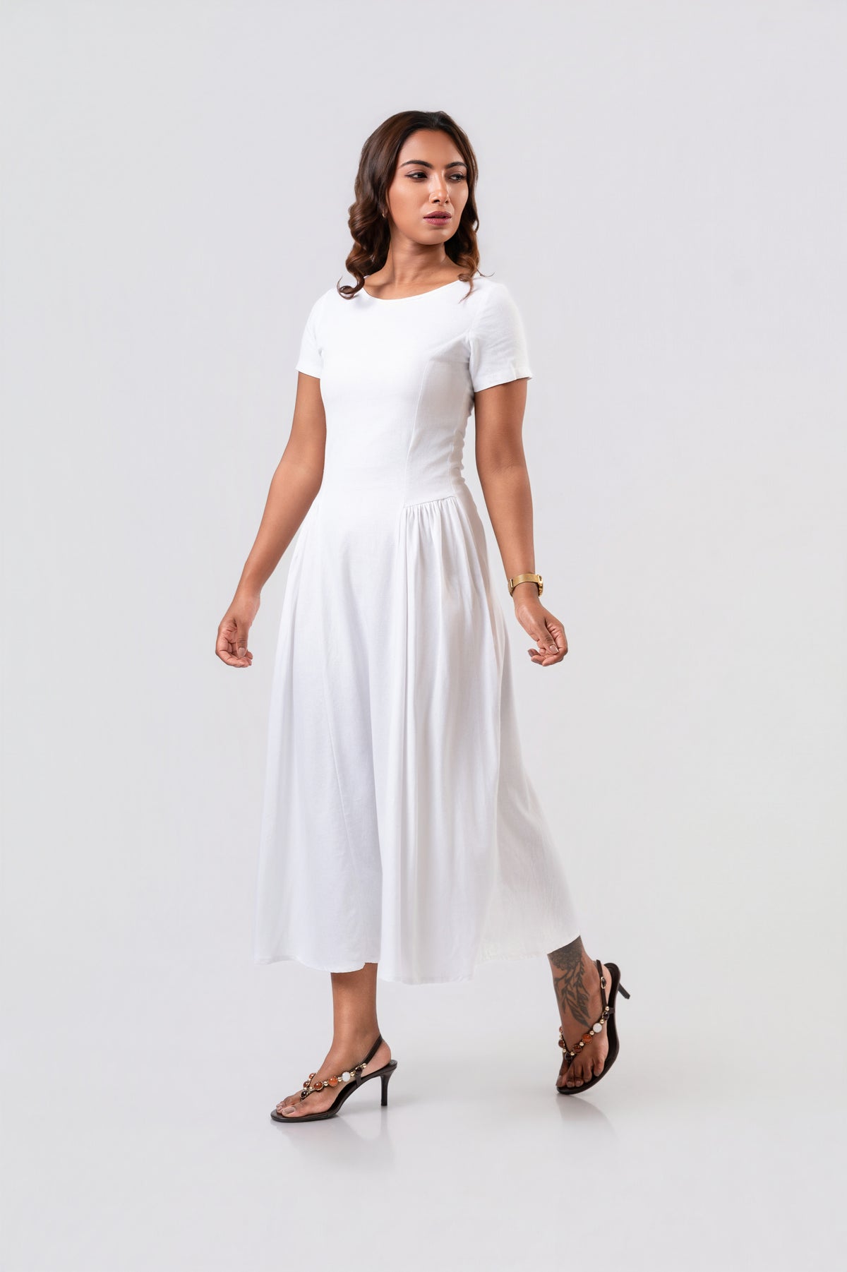 Alina Dress - White