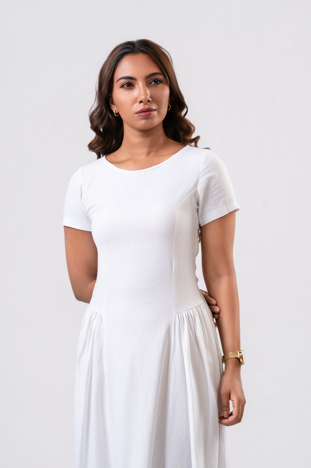 Alina Dress - White