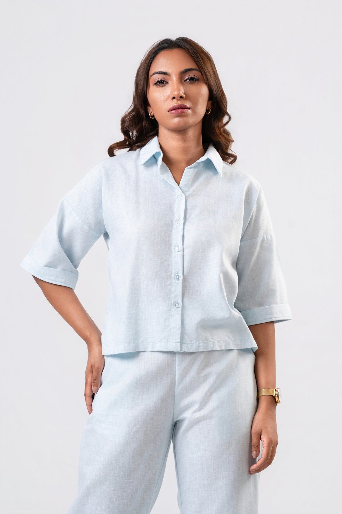 Isla Co-ord set - Light Blue