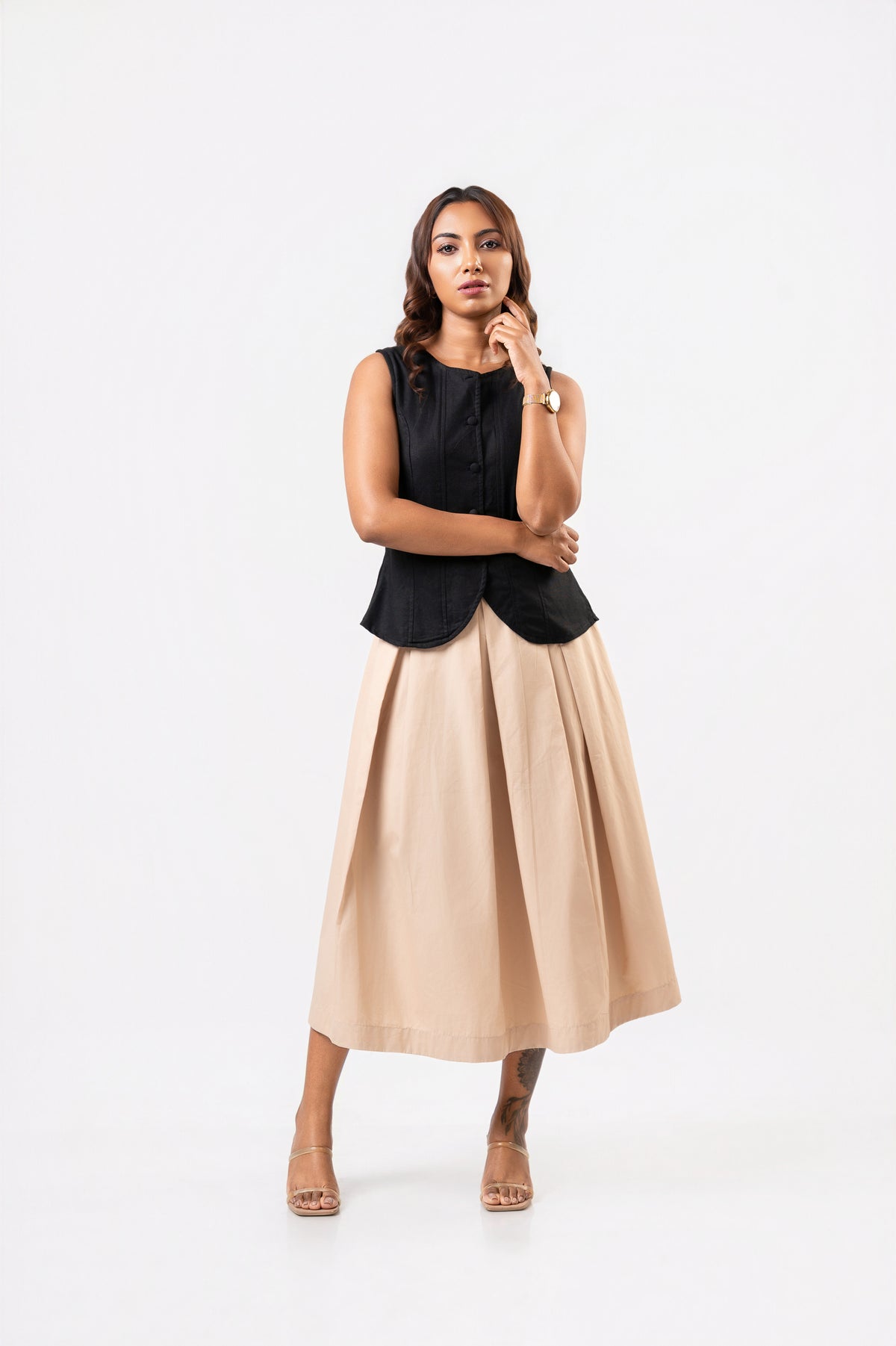 Maeve Skirt - Beige