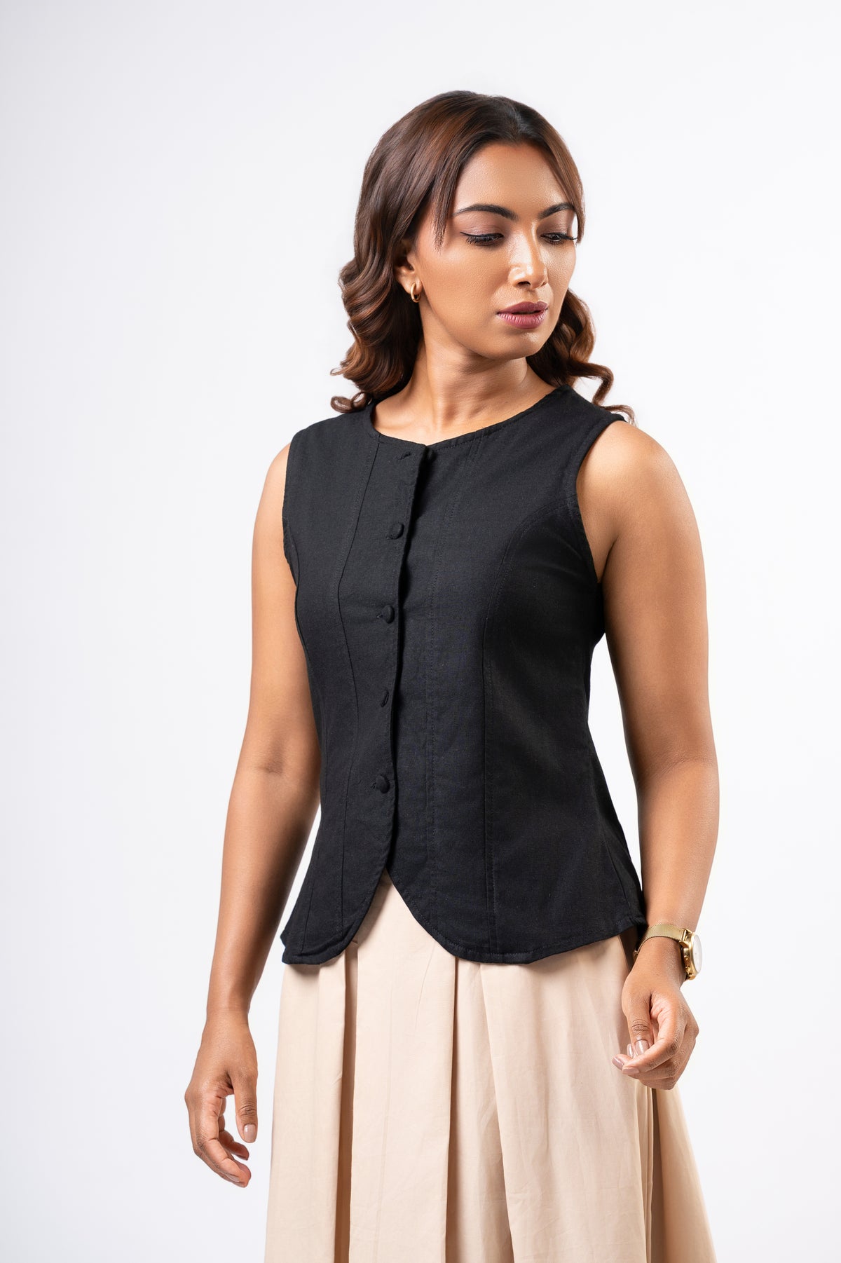 Livia Waistcoast - Black