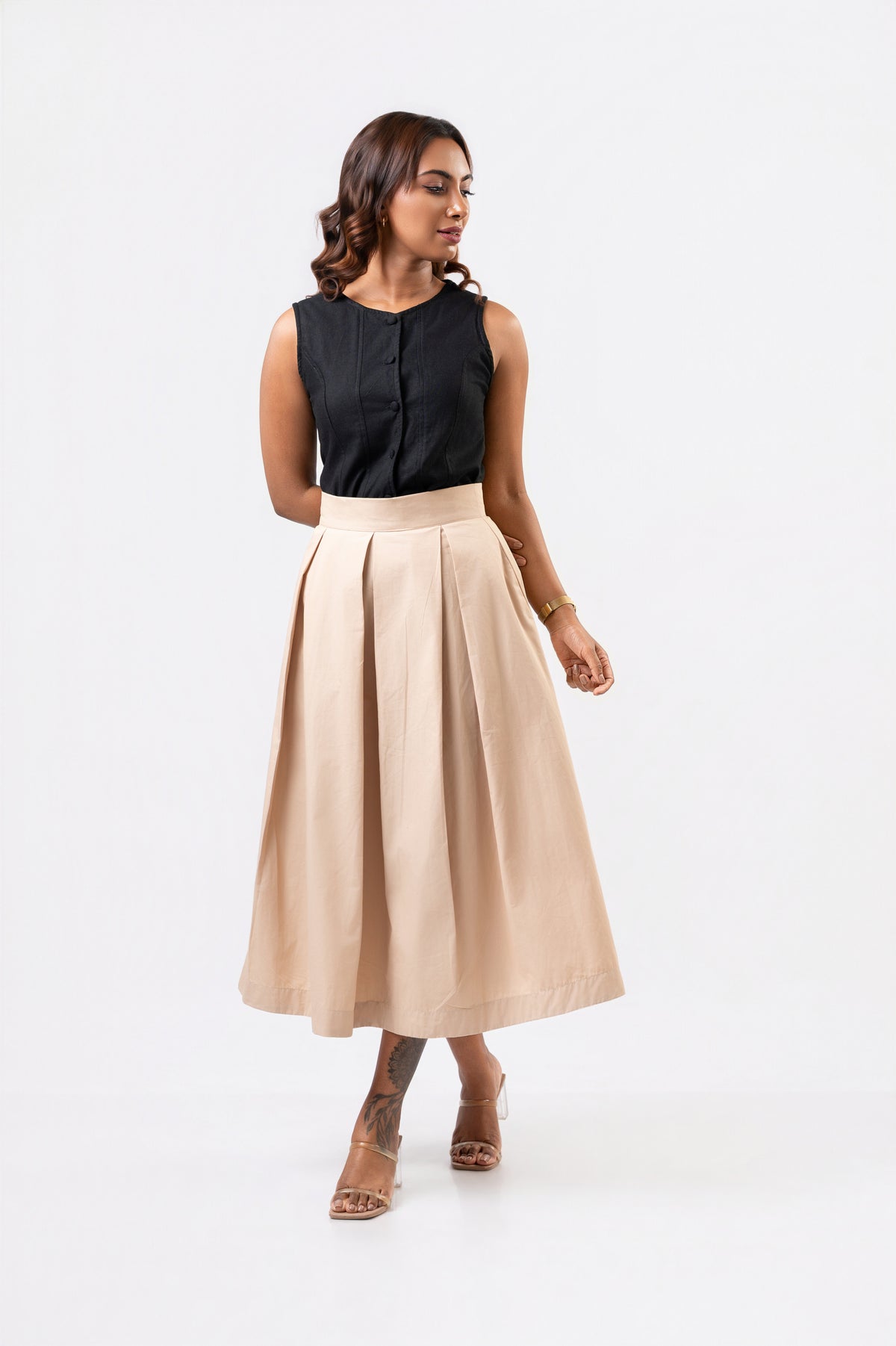 Maeve Skirt - Beige