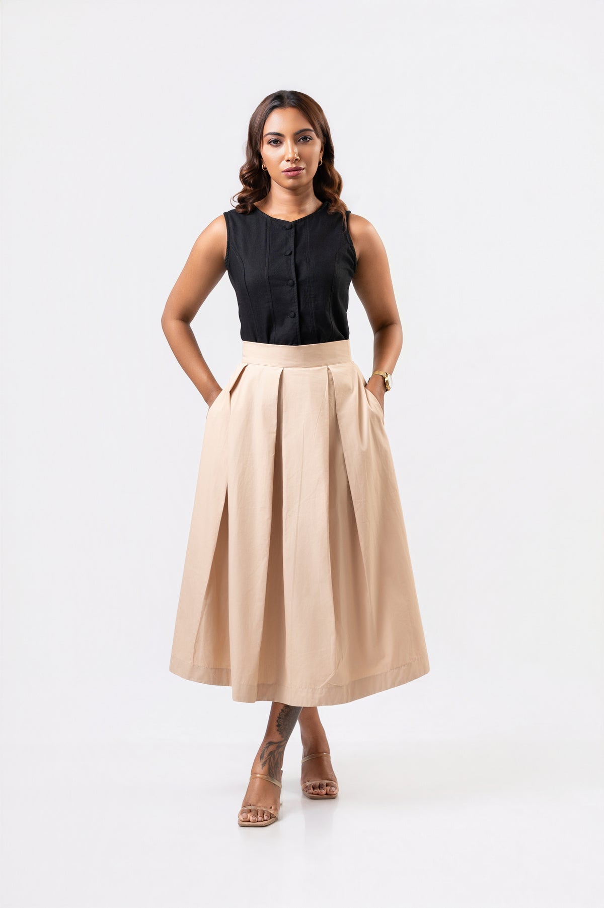 Maeve Skirt - Beige