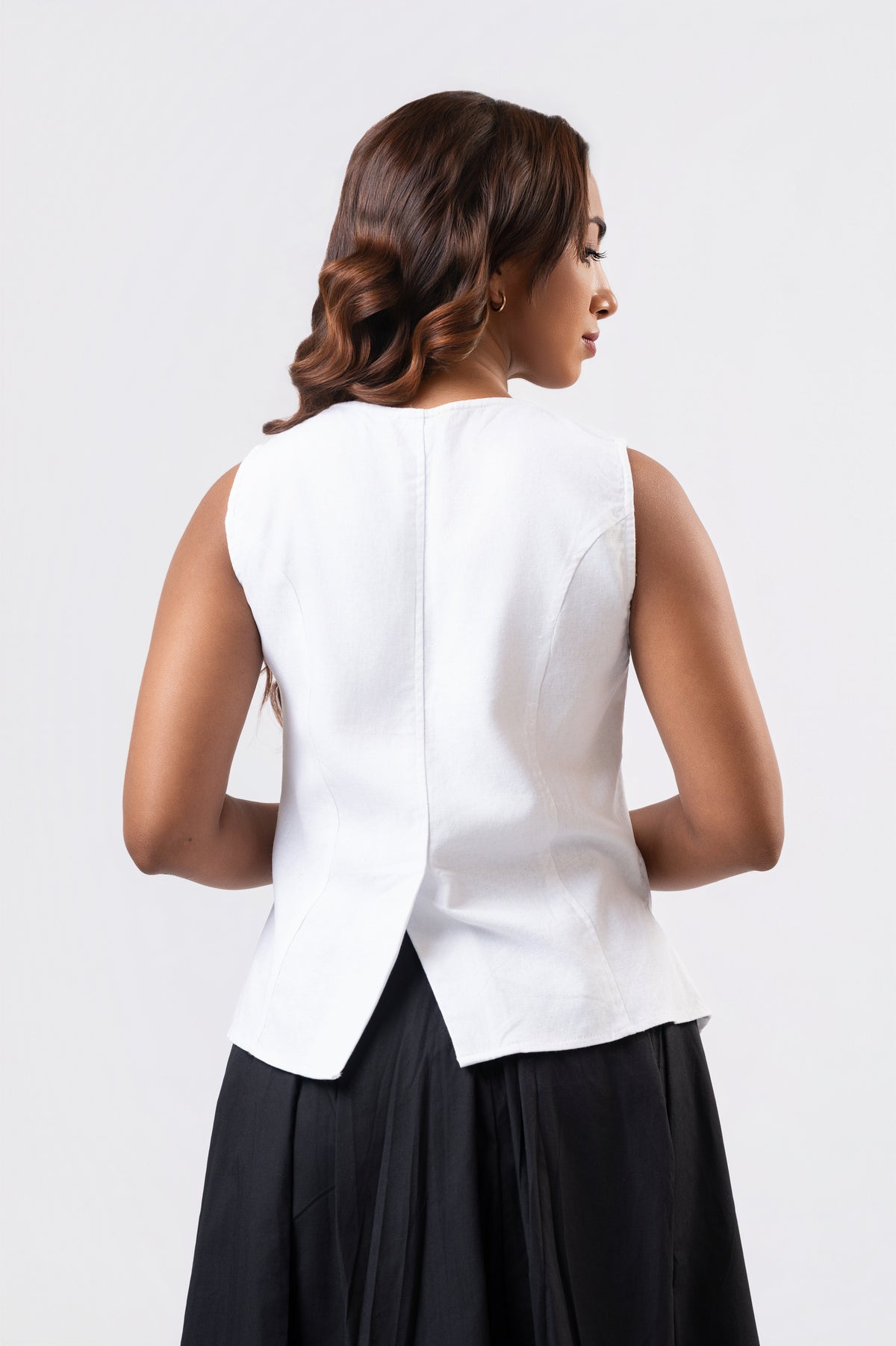 Livia Waistcoast - white