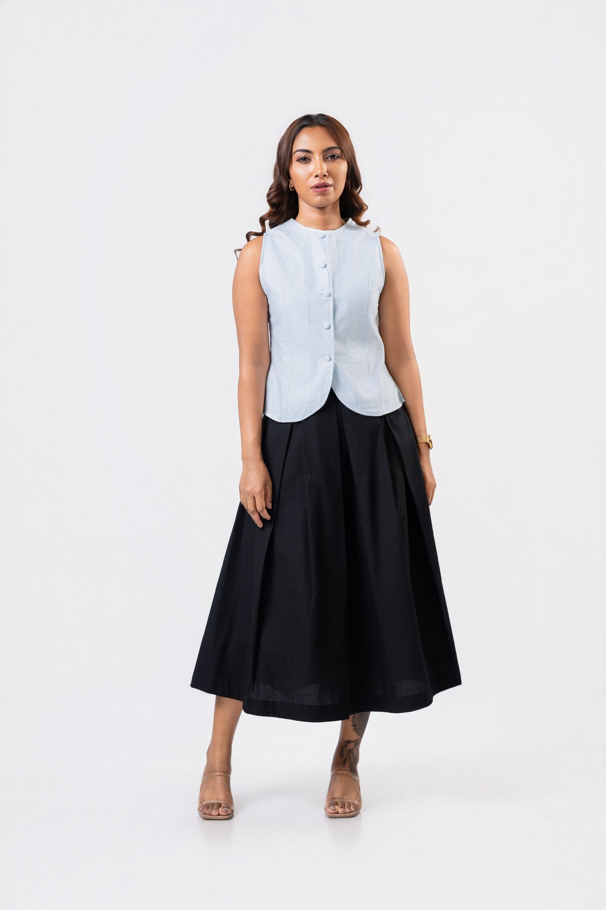 Livia Waistcoast - Light Blue