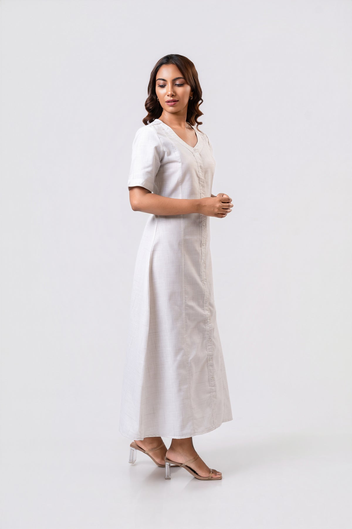 Elara Dress - Off White