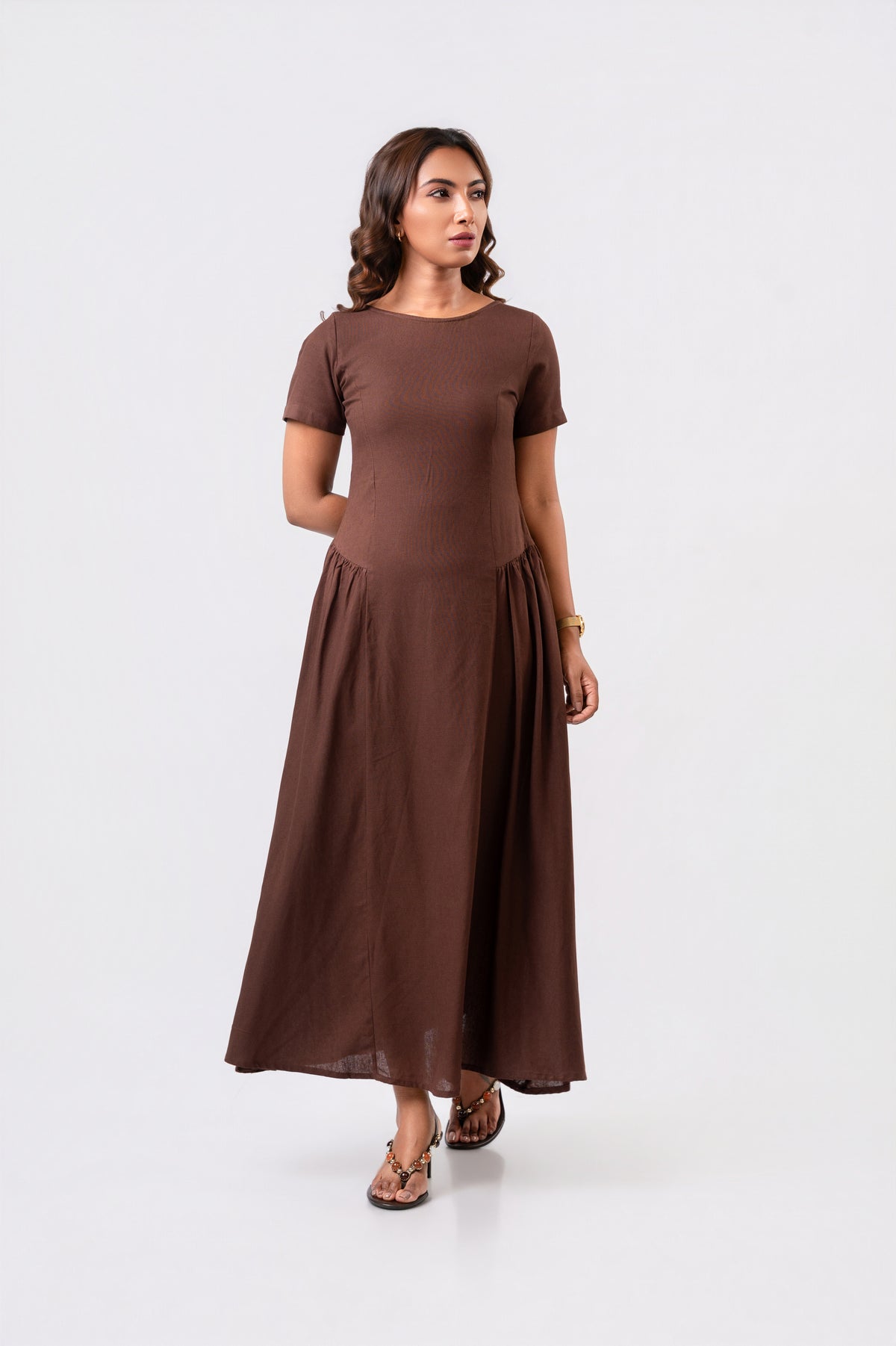 Alina Dress - Brown