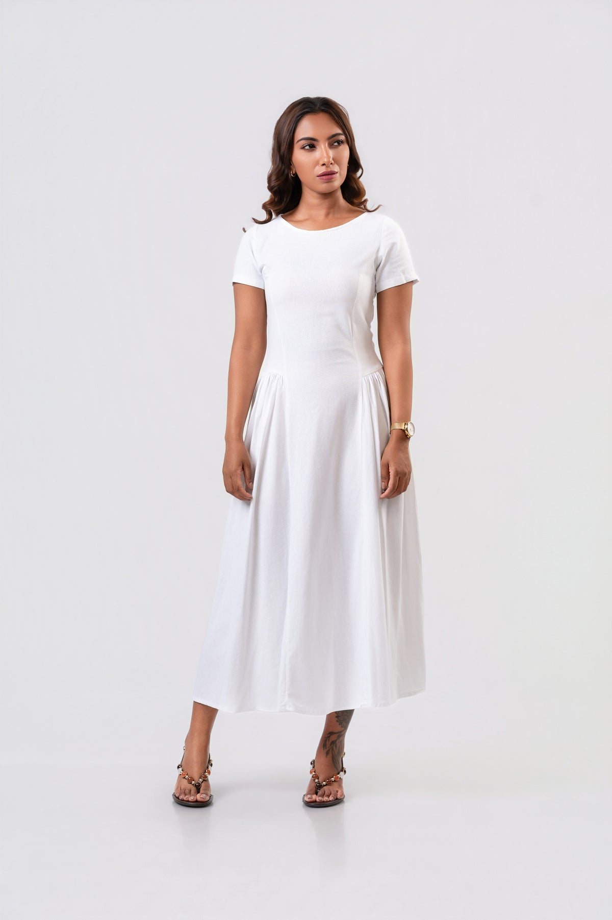 Alina Dress - White