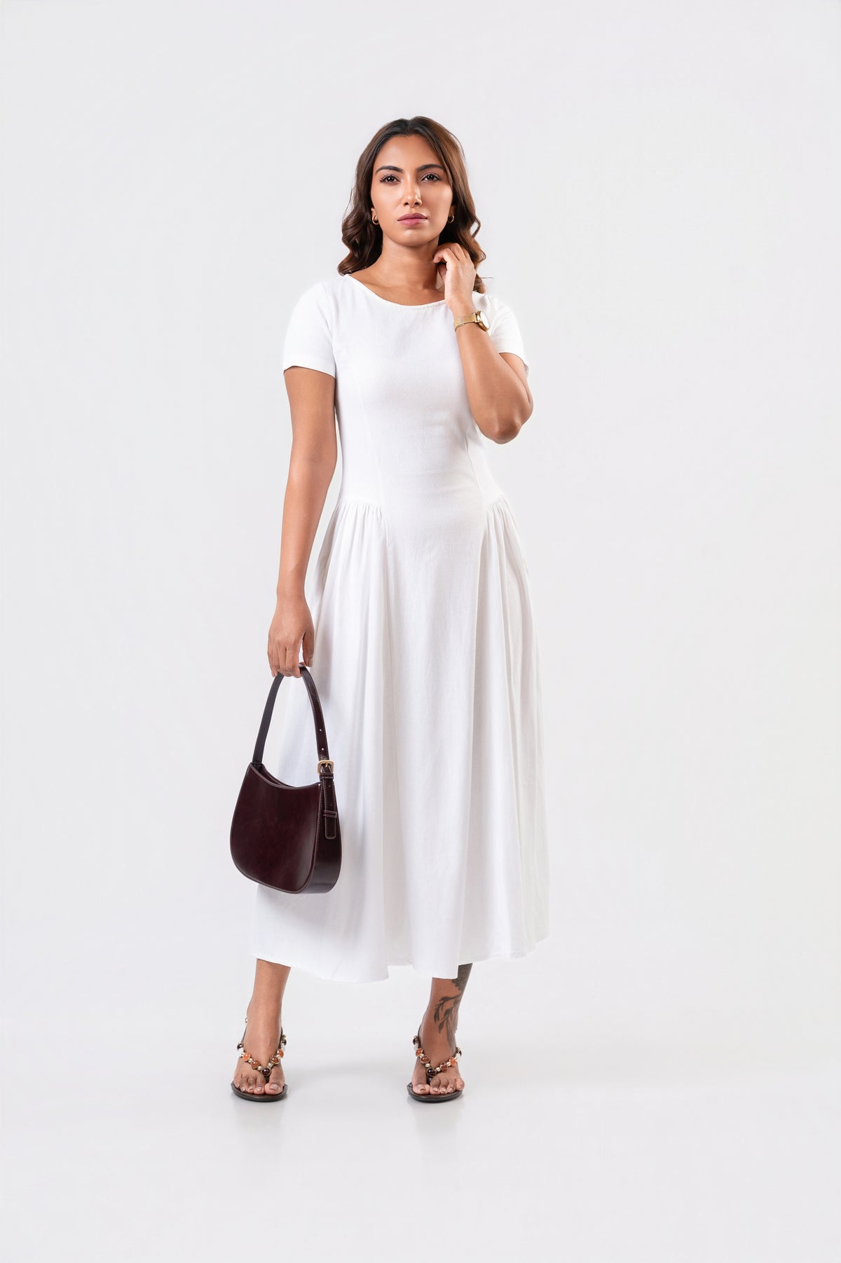 Alina Dress - White