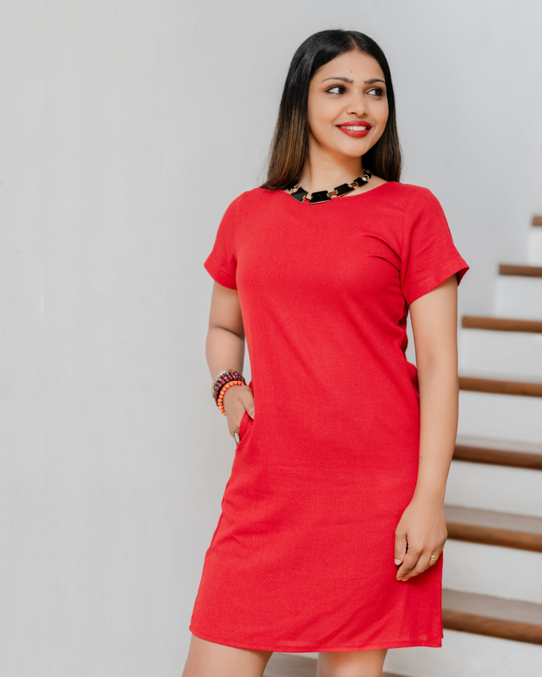 Shift Linen Dress